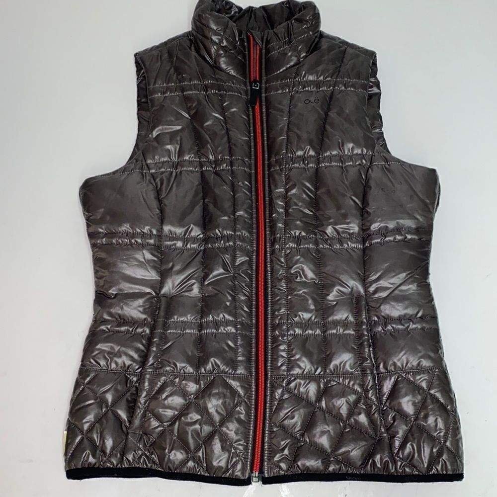 LOLE polyester Filled Puffer Vest Size Small C49